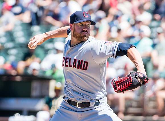MLB: Cleveland Indians at Oakland Athletics