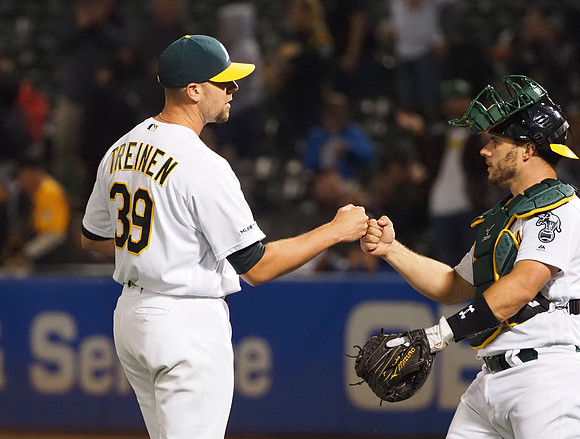 MLB: Baltimore Orioles at Oakland Athletics