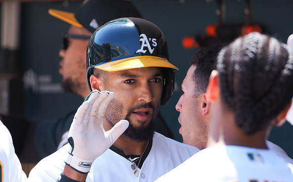 MLB: Texas Rangers at Oakland Athletics
