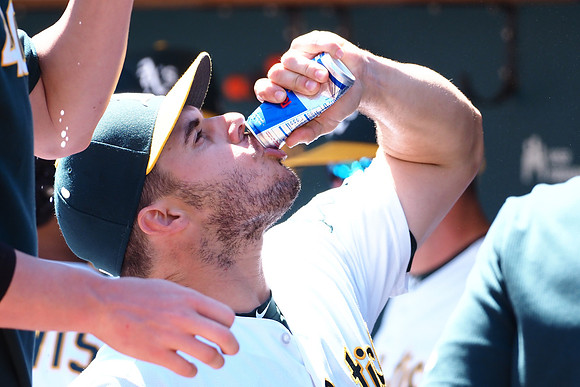 MLB: Texas Rangers at Oakland Athletics
