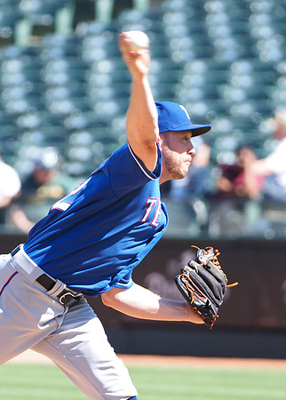MLB: Texas Rangers at Oakland Athletics