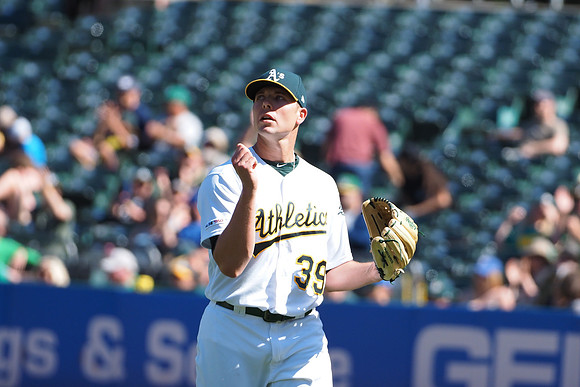 MLB: Texas Rangers at Oakland Athletics