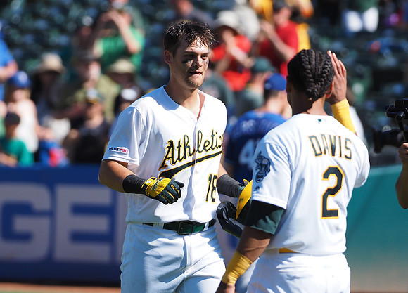 MLB: Texas Rangers at Oakland Athletics