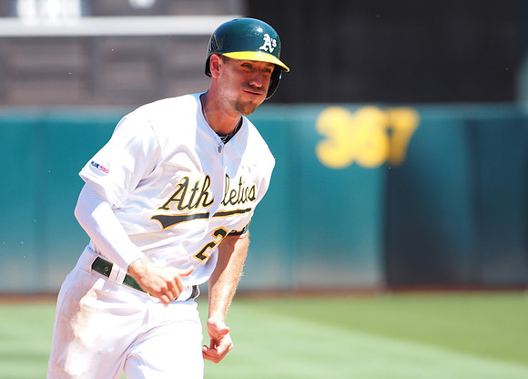 MLB: Texas Rangers at Oakland Athletics