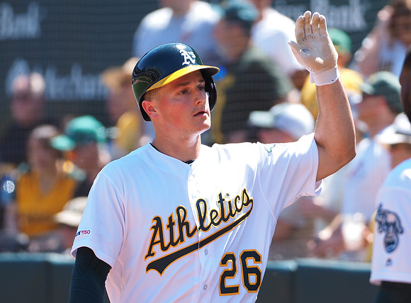 MLB: Texas Rangers at Oakland Athletics