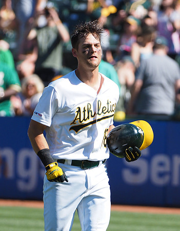 MLB: Texas Rangers at Oakland Athletics