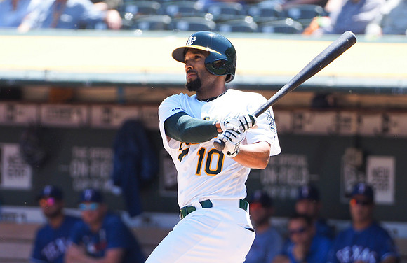 MLB: Texas Rangers at Oakland Athletics