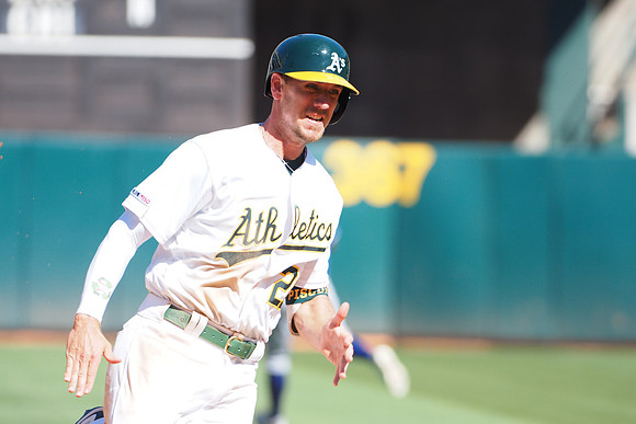MLB: Texas Rangers at Oakland Athletics