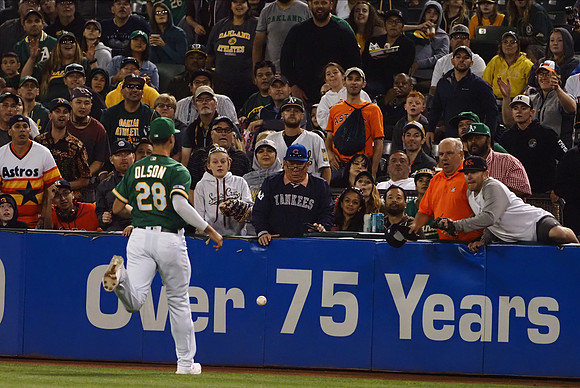MLB: Houston Astros at Oakland Athletics