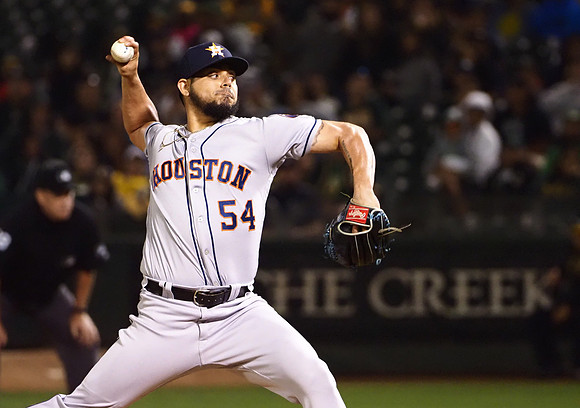 MLB: Houston Astros at Oakland Athletics