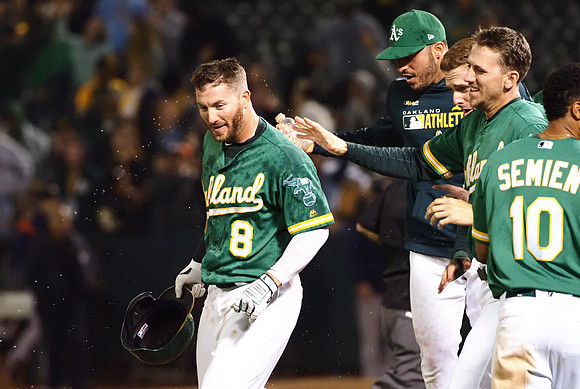 MLB: Houston Astros at Oakland Athletics