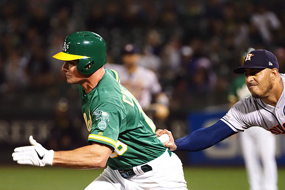 MLB: Houston Astros at Oakland Athletics