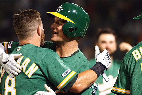 MLB: Houston Astros at Oakland Athletics