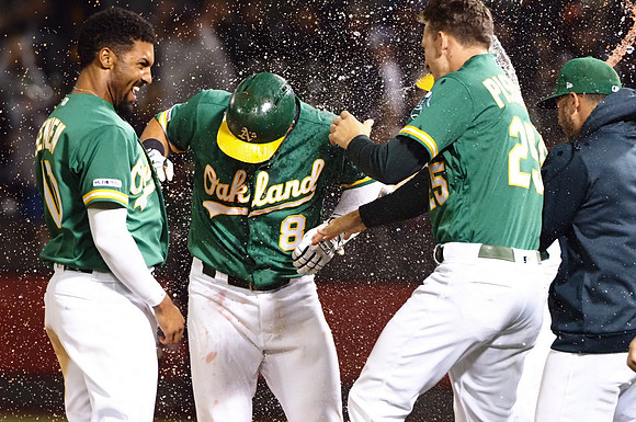 MLB: Houston Astros at Oakland Athletics