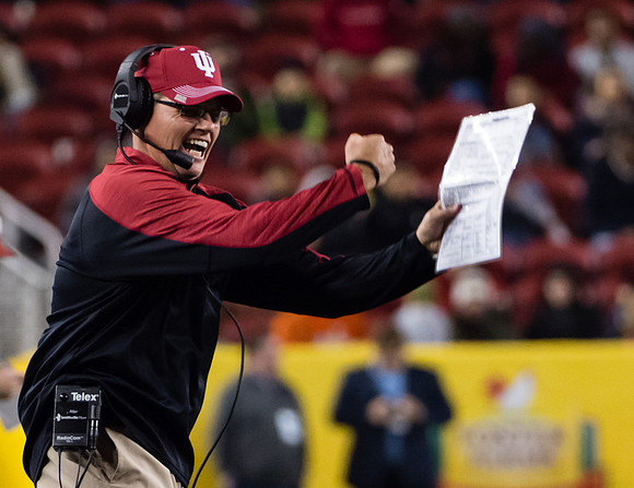 NCAA Football: Foster Farms Bowl-Indiana vs Utah