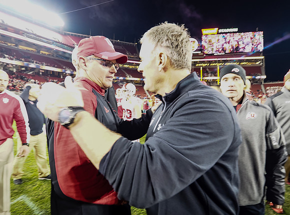NCAA Football: Foster Farms Bowl-Indiana vs Utah