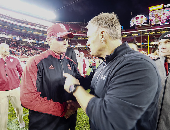 NCAA Football: Foster Farms Bowl-Indiana vs Utah