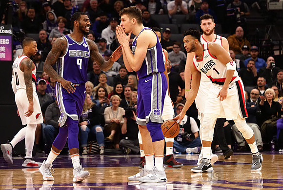 NBA: Portland Trail Blazers at Sacramento Kings