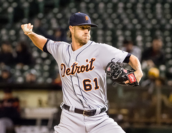MLB: Detroit Tigers at Oakland Athletics
