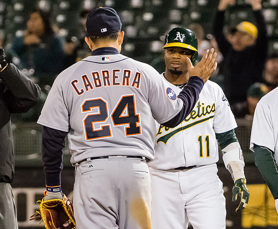 MLB: Detroit Tigers at Oakland Athletics