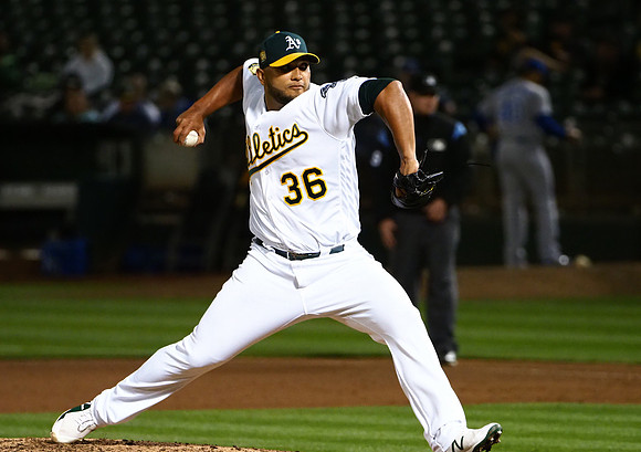 MLB: Kansas City Royals at Oakland Athletics