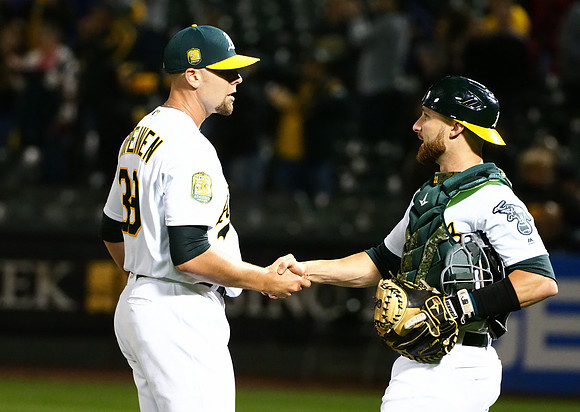 MLB: Kansas City Royals at Oakland Athletics