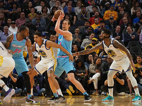 NBA: Miami Heat at Golden State Warriors