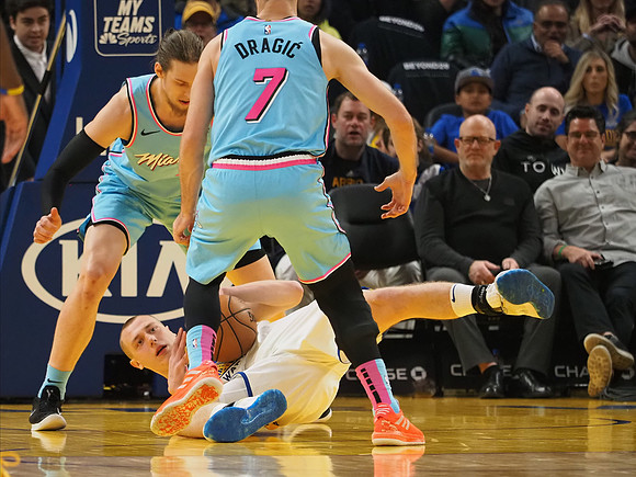 NBA: Miami Heat at Golden State Warriors