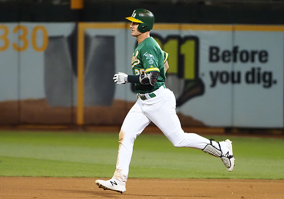 MLB: Texas Rangers at Oakland Athletics