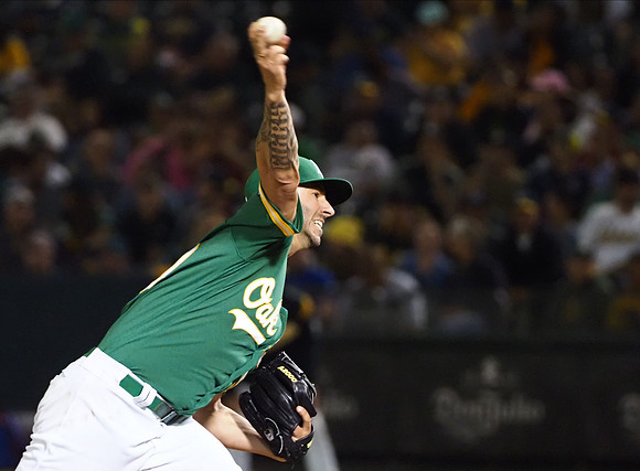 MLB: Texas Rangers at Oakland Athletics