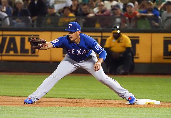 MLB: Texas Rangers at Oakland Athletics