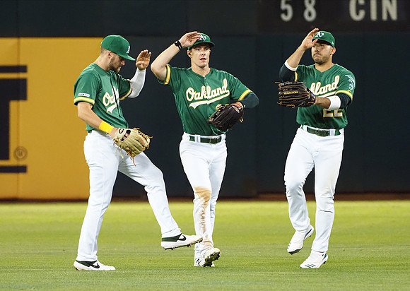 MLB: Texas Rangers at Oakland Athletics