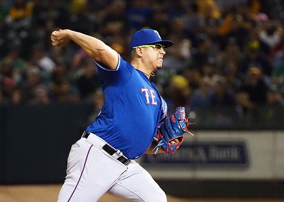 MLB: Texas Rangers at Oakland Athletics