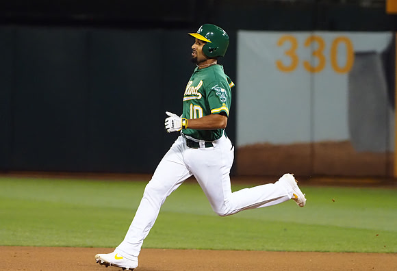 MLB: Texas Rangers at Oakland Athletics
