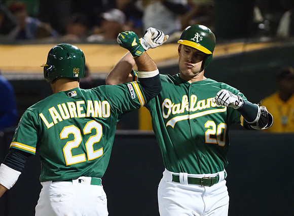 MLB: Texas Rangers at Oakland Athletics