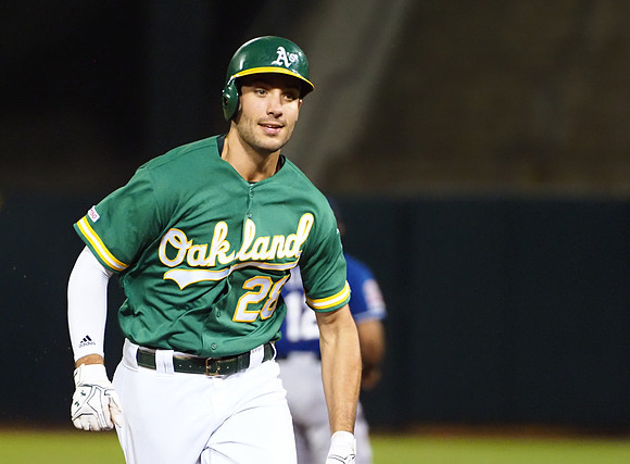 MLB: Texas Rangers at Oakland Athletics
