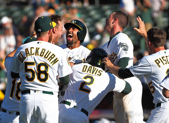 MLB: Los Angeles Angels at Oakland Athletics