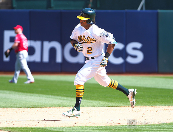 MLB: Los Angeles Angels at Oakland Athletics
