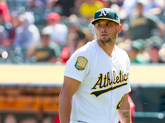 MLB: Los Angeles Angels at Oakland Athletics