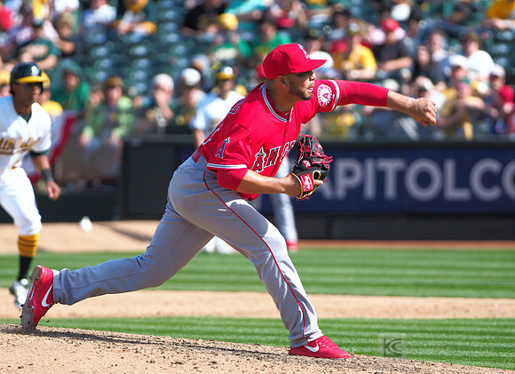 MLB: Los Angeles Angels at Oakland Athletics