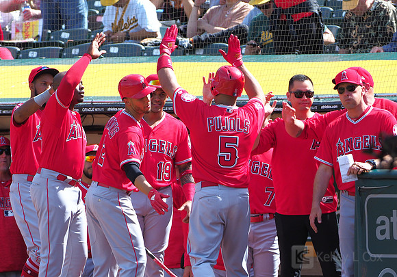 MLB: Los Angeles Angels at Oakland Athletics
