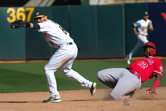 MLB: Los Angeles Angels at Oakland Athletics