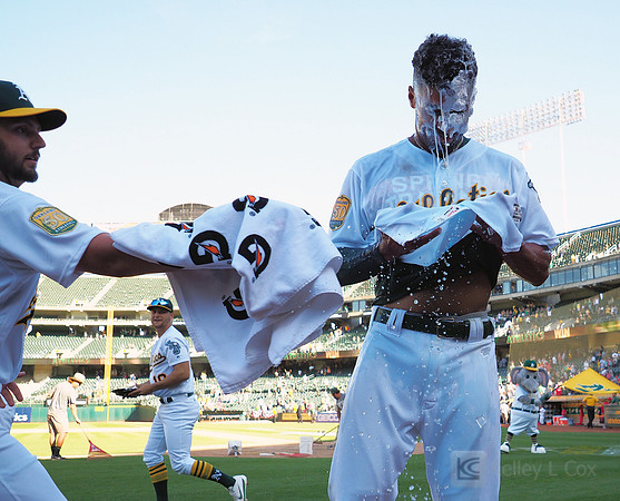 MLB: Los Angeles Angels at Oakland Athletics