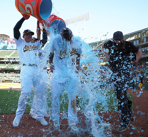 MLB: Los Angeles Angels at Oakland Athletics