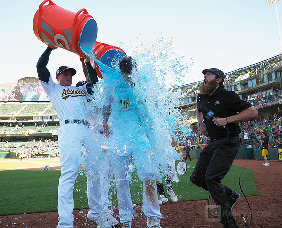 MLB: Los Angeles Angels at Oakland Athletics