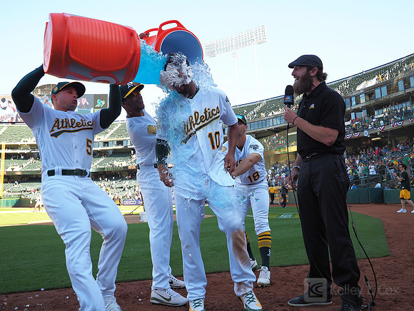 MLB: Los Angeles Angels at Oakland Athletics