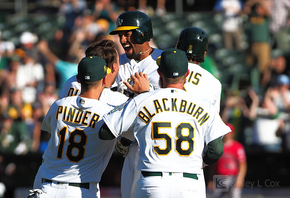 MLB: Los Angeles Angels at Oakland Athletics