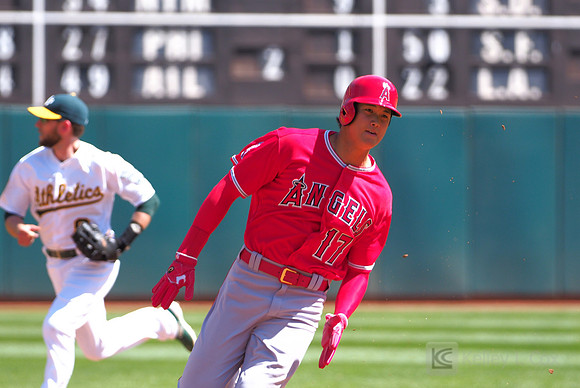 MLB: Los Angeles Angels at Oakland Athletics