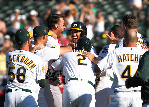 MLB: Los Angeles Angels at Oakland Athletics