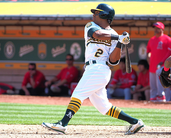 MLB: Los Angeles Angels at Oakland Athletics